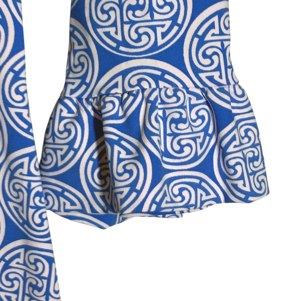 Katherin Way Classic Medallian Print 3/4 sleeve dress sz M Mint Condition - Picture 5 of 5